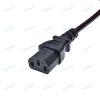 IEC 320 C14 - C13 Uzatma Güç Kablosu, 10A 250V UPS PSU Uzatma Kablosu, PC, Sunucu, Monitör için Erkek - Dişi Kettle Kablosu
