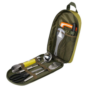 Ensemble d'ustensiles de cuisine portables et compacts pour le camping, organisateur de voyage pour la randonnée et le barbecue (vente en gros) - Product Image 4