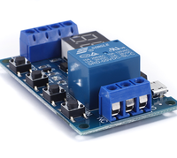 Module de contrôle de temporisation numérique à LED KT DC 5V 12V 24V, relais temporisé, déclencheur de cycle, interrupteur de temporisation, carte de circuit, module de contrôle de temporisation DIY