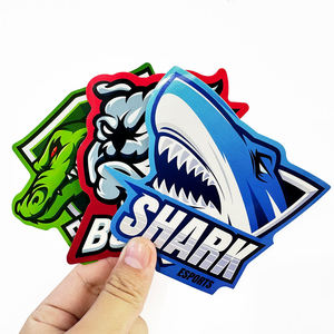 Su propio logotipo troquelado impermeable al aire libre a prueba de UV PVC Color brillante dibujos animados motocicleta pegatina pegatinas personalizadas - Product Image 2