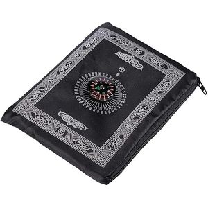 Tapis de <span class=keywords><strong>prière</strong></span> de voyage avec <span class=keywords><strong>boussole</strong></span>, format de poche, tapis de <span class=keywords><strong>prière</strong></span> portable, <span class=keywords><strong>boussole</strong></span> Qibla avec livret, tapis de <span class=keywords><strong>prière</strong></span> de poche imperméable - Product Image 4