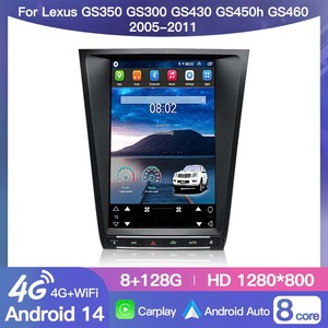 Radio para Auto con Pantalla Tesla de 12.8'' y Android 14 para Lexus GS GS450h GS300 GS350 2005-2011, GPS, Carplay, Reproductor Multimedia, Video, DSP, 4G - Product Image 2