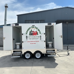 2025 4 estaciones baño baños de lujo baños remolque portátil Camping inodoro fabricantes para la venta - Product Image 3