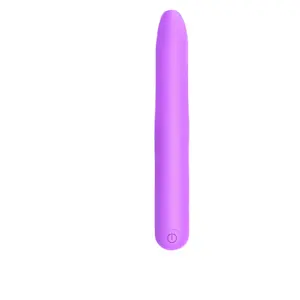 Vibrador de silicone bala longa de bastão de carregamento magnético de sete polegadas para adultos, fabricantes de brinquedos de comércio exterior por atacado