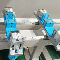 Máquina CNC Inteligente Conectada para Bisagras de Aluminio, para Ventanas y Puertas, con Bisagras Ocultas y Expuestas, Multifunción, para Perforación y Fresado
