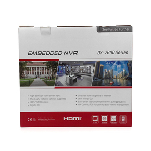 DS-7608NI-Q2 ของแท้ใหม่เอี่ยม 8 ช่อง 1U 4K NVR ตรวจจับความเคลื่อนไหว มีสินค้าในสต็อก - Product Image 4