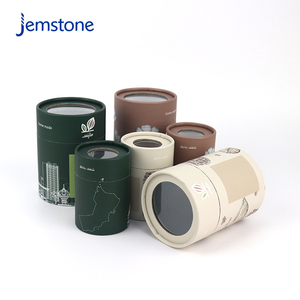 Envases de Cartón Ecológicos Personalizados para Alimentos, Dulces, Especias, Tubos de Cartón con Ventana Superior, Tubos de Papel para Café y Té Suelto - Product Image 5