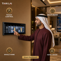 TL-12 Gateway Pintar Android 12 Inci yang Dipasang di Dinding 4x30W Zigbee Hub Dashboard Multi Ruangan untuk Kontrol Villa Lengkap Grosir