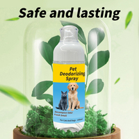 Spray désodorisant et parfumant personnalisé 150 ml en plastique pour animaux de compagnie, soin naturel et hygiène, pour le nettoyage et le bain des animaux