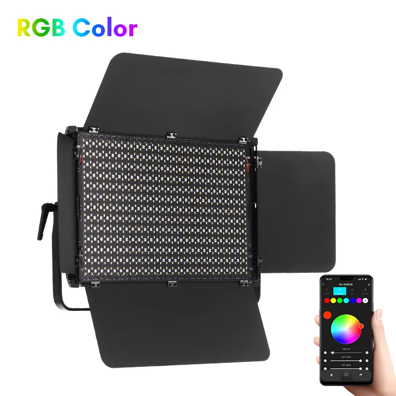 TOLIFO 168W RGB LED Video Studio Light Panel 2700k-10000k Photography Lighting Rgbw Fill Lamp Professional Film Light