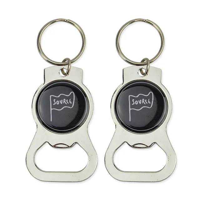 OEM Promotional Gifts Customized Metal Aluminum Beer Custom Keychain Bottle Opener