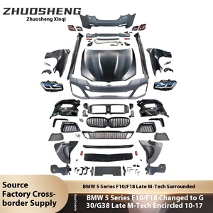 Kit de Carrocería Estilo M para Serie 5, Modelos Antiguos y Nuevos F10F18 G30G38, Parachoques Delantero y Trasero Modificados, Guardabarros, Faros Delanteros, Serie 5 G30 - Product Image 3