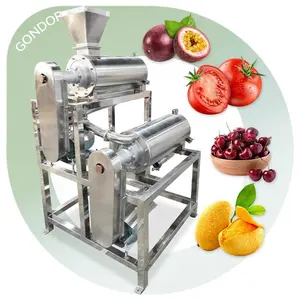 Electric Pulper Passion Machune De Mango Maquina Despulpadora Fruit Peeling Machine with Pitting and Pulp