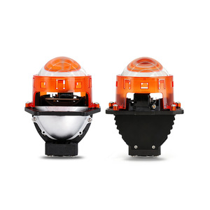 ไฟหน้ารถยนต์ T3 ขนาด 3 นิ้ว LED แบบเลนส์คู่ กำลังไฟ 65 วัตต์ ความสว่าง 30000 ลูเมนส์ 6000K สำหรับดัดแปลงอัพเกรด ใช้ได้กับรถยนต์ทั่วไป - Product Image 1