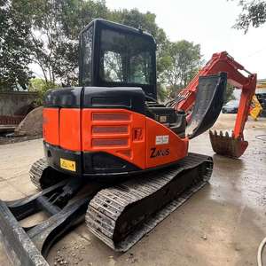 รถขุดมือสอง Hitachi ZX55 พร้อมชั่วโมงการทำงานต่ำ เครื่องยนต์ เกียร์ ปั๊ม PLC ชิ้นส่วนหลักสำหรับงานขุด พร้อมใบรับรอง CE EPA มีสินค้าในสต็อก - Product Image 1