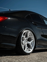 Cerchi in Lega Forgiati Personalizzati Premium Argento Spazzolato Concavi Profondi, Parti di Modifica Classiche per BMW M3 M4 M5 Audi RS Mercedes AMG