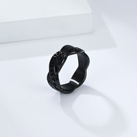 Bague d'index en acier inoxydable style Viking nordique, Bijoux en acier inoxydable, Bagues d'éternité, Bijoux en acier inoxydable pour hommes et femmes
