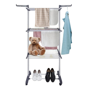<span class=keywords><strong>Tendedero</strong></span> Plegable de 3 Niveles Ajustable para Ropa, Colgador de Ropa, <span class=keywords><strong>Tendedero</strong></span> de Lavandería - Product Image 1