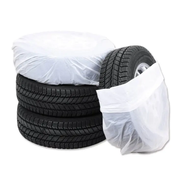 Bolso plástico del neumático del coche de la prenda impermeable del bolso del almacenamiento de neumático de la tienda de fábrica a Europa del norte