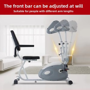 <span class=keywords><strong>Vélo</strong></span> d'exercice horizontal d'âge moyen et personnes âgées Machine d'entraînement des membres inférieurs supérieurs Sports ménagers - Product Image 6