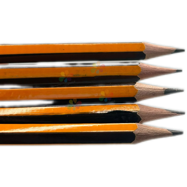 Yellow Wooden Handle HB Pencil Ordinary