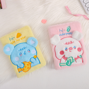 2025 Fluffy Sách Bsci Bán Sỉ Trẻ Em Nhỏ Giấy Bìa Cứng Đầy Màu Sắc Trang Sang Trọng Dễ Thương Máy Tính Xách Tay Cho Cô Gái Văn Phòng Phẩm Cuốn Sách - Product Image 4