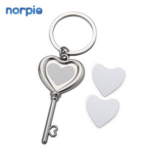 Foto personalizada llavero regalo del día de San Valentín forma de corazón llavero de metal sublimación llavero - Product Image 2