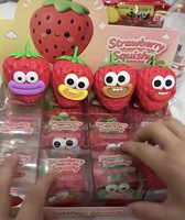 Jouet Squishy Populaire à Succès : Blocs de Construction Série Fruits Croustillants, Modèle d'Expression à Rebond Lent pour Décompression et Amusement par la Pression