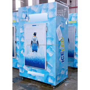 New COLDSTAR ICE-420G Vertical Commercial Single-Temperature Fan Cooling Digital Control Cold Wall Outdoor Ice Merchandiser - Product Image 2