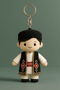 OEM กระเป๋าเป้สะพายหลังตุ๊กตาการ์ตูนน่ารักพวงกุญแจร้อยห้อยเครื่องประดับตุ๊กตาของขวัญวันวาเลนไทน์ - Product Image 4