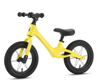 Vélo d'équilibre pour enfants en alliage de magnésium avec roues de 12 pouces pour les 4-6 ans, sans freins, sans pédales