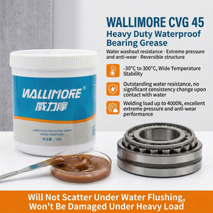 Grasa Sintética de Carga Pesada Wallimore <span class=keywords><strong>CVG</strong></span> 45-NLGI 2, Aceite Base Resistente al Agua, para Rodamientos, Industrias Textiles y Papelera - Product Image 1