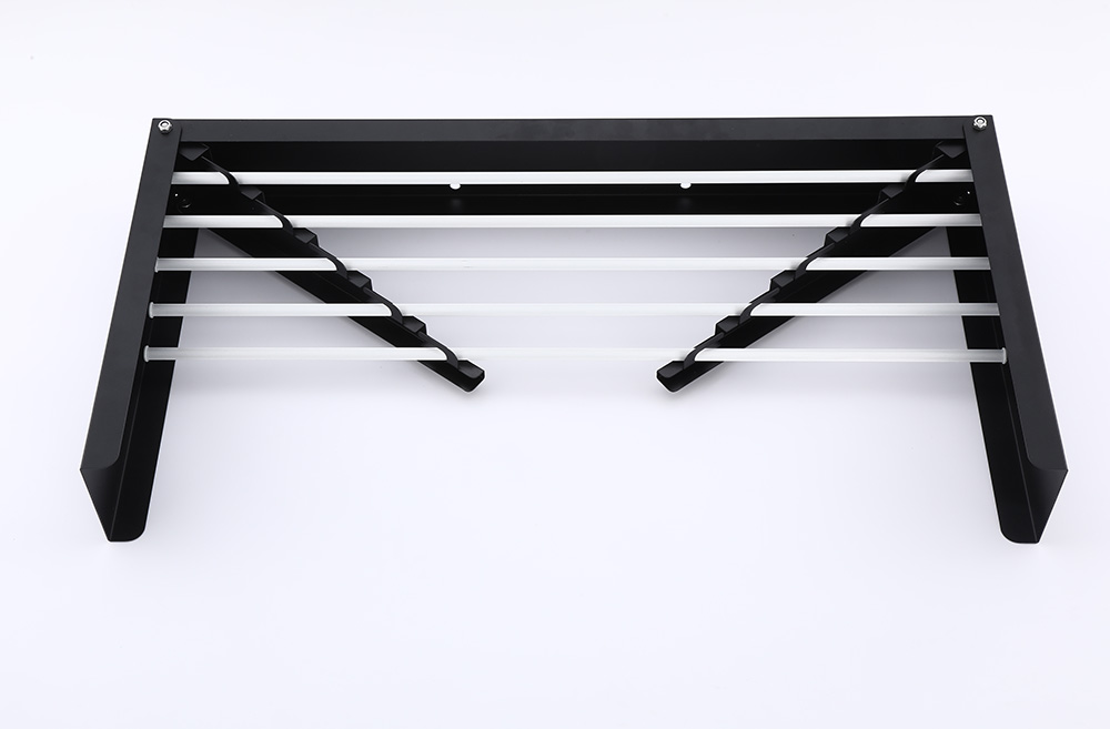 B1607A Nero 70 cm con 4 ganci