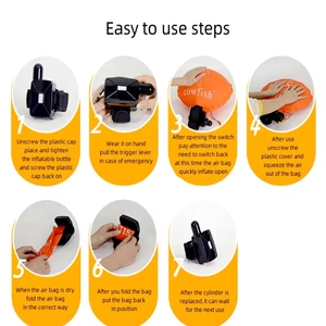 Pulsera Inflable Inteligente de Emergencia, Dispositivo de Rescate Personal Portátil, Flotador Salvavidas <span class=keywords><strong>Anti</strong></span>-Ahogamiento - Product Image 5