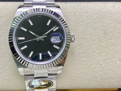 Wholesale 20mm Diamond Inlay Men's Fashionable Mechanical Watch Stainless Steel Roman <strong>Scale</strong> Dual Calendar Night <strong>Light</strong> Business - Product Image 3