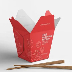 Caja <span class=keywords><strong>para</strong></span> llevar de papel Kraft desechable personalizable <span class=keywords><strong>para</strong></span> sushi, pasta, arroz, pastelería, fideos, embalaje personalizado <span class=keywords><strong>para</strong></span> llevar a casa - Product Image 2