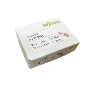 Wago оригинальный 221-2411 1 полюс соединитель электрического провода