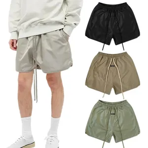 Shorts masculinos de nylon com forro de compressão, novidade de verão de alta qualidade com logotipo personalizado, roupa de rua de alta qualidade, novidade de 2024