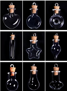 Botellas de Vidrio Transparentes en Forma de Estrella para Deseos, 10 ml, Superficie Transparente, Impresión Serigráfica, Tamaño Pequeño, Paquete al por Mayor, Regalo Artesanal - Product Image 4