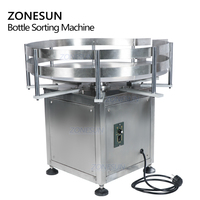 ZONESUN Automatische Runddrehende Kunststoff-Glasflaschen-Sammelmaschine Lebensmittelverpackungs-Sortier-Drehtischmaschine zum Entwirren