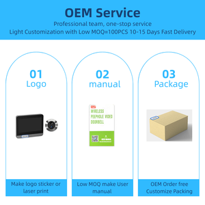 <span class=keywords><strong>Mini</strong></span> Timbre Inteligente Tuya con Pantalla de 4.3 Pulgadas, Audio Bidireccional, Visión Nocturna IR, Ángulo de Visión Amplio, Cámara Espía Oculta, Mirilla Digital Smart Life - Product Image 4