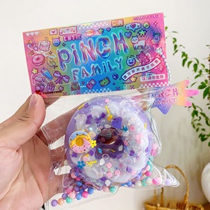 <b>Large</b> Donut Squishy Toy Soft Squeeze Stress Relief Toy Candy <b>Pillow</b> Packaging Assorted Colors for Wholesale - Product Image 6