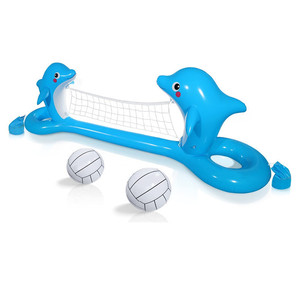 Red de voleibol inflable con forma de delfín de 300 cm, juguete acuático para piscina, para niños y adultos - Product Image 4