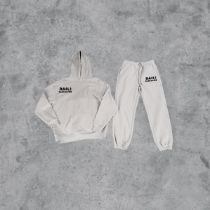 Survêtement Survêtement Surdimensionné Unisexe d'Automne à Imprimé Décontracté 500gsm Personnalisé avec Fermeture Éclair Ensemble de Pantalon de Survêtement de Sport pour Hommes - Product Image 2