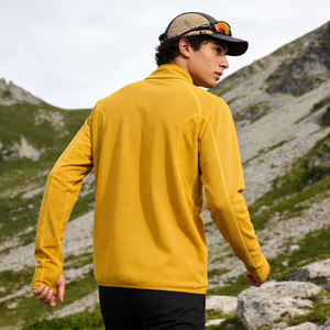 QUICKSHOW <span class=keywords><strong>Sweat</strong></span>-shirts techniques à demi-zip 170 g/m² pour hommes, respirants, pour la course en plein air, vêtements de sport unisexes, vêtements techniques sportifs - Product Image 2