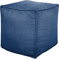 Housse de coussin en cuir artificiel pouf pouf carré pouf chaise repose-pieds