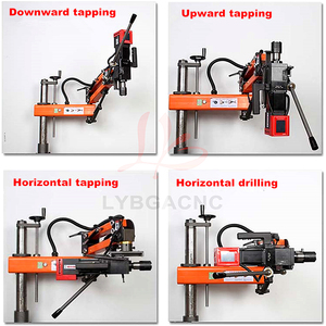 Machine de <span class=keywords><strong>taraudage</strong></span> et de perçage électrique 2-en-1 LY M3-M12 M16 M20 avec mandrins ISO, outil électrique à bras articulé pour filetage facile - Product Image 4