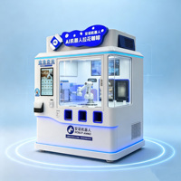 Distributeur automatique commercial 24h/24 sans personnel, robot à café intelligent IA, machine à café personnalisée avec impression de motifs latte