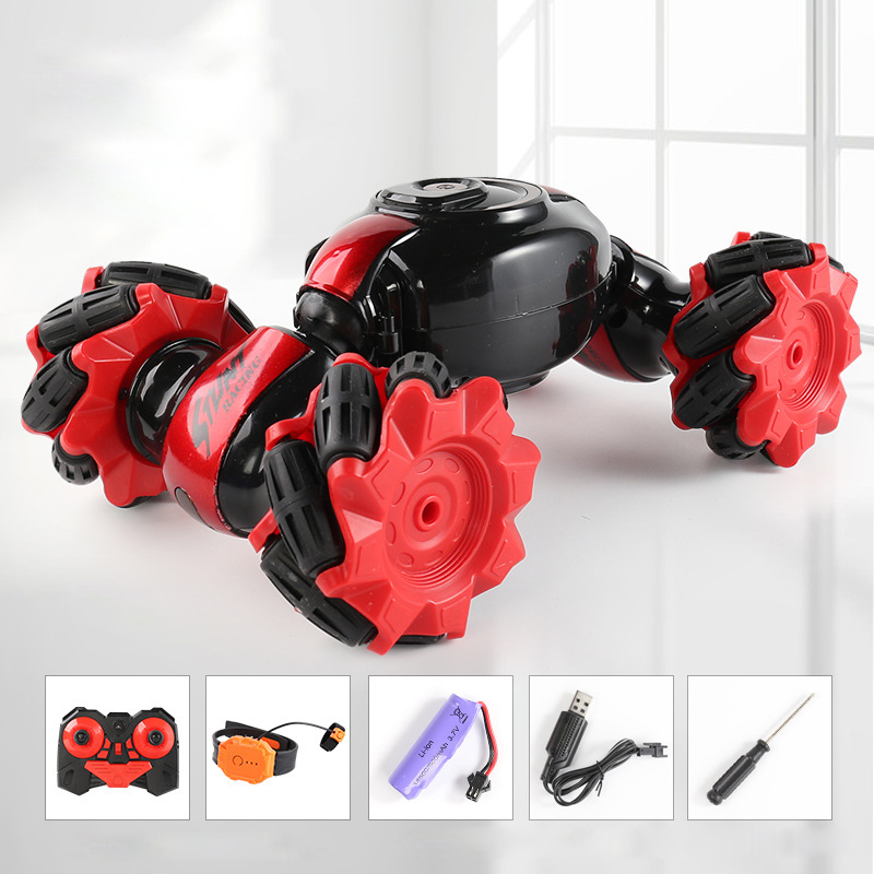 2,4G двухсторонний пульт дистанционного управления для дрифта скручивания Радиоуправляемый трюковый автомобиль 4WD радиоуправляемые игрушки ручное управление жестом Радиоуправляемый автомобиль