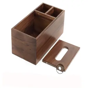 Kotak penyimpanan kayu solid bentuk berbeda grosir kotak hadiah kayu kustomisasi belum selesai